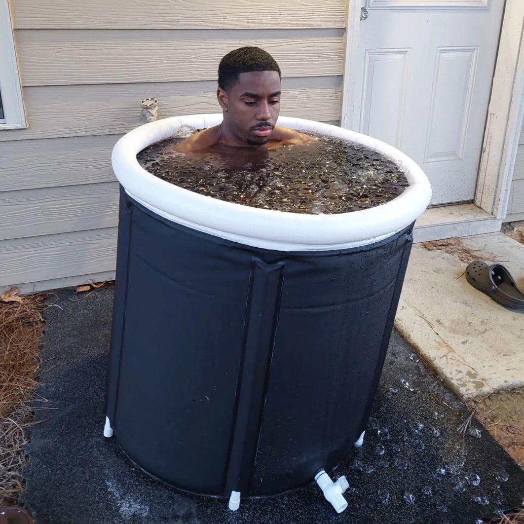 Portable Ice Bath Tub With Thermo-Lid - Fitness Fuse
